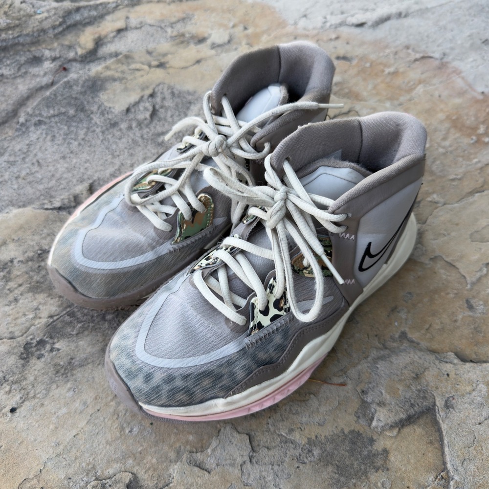 Nike Kyrie Infinity Leopard Camo Boys Size 5Y DD0334-006